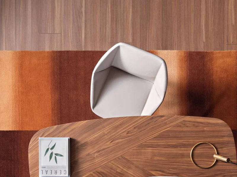 Bonaldo Gauss Scrivania - Noce Canaletto / Bronzo