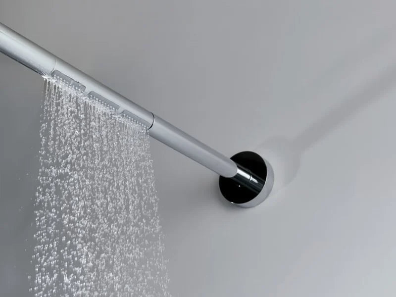 Agape Supporti Flat DX - Elemento Lineare con tre Diffusori per Doccia