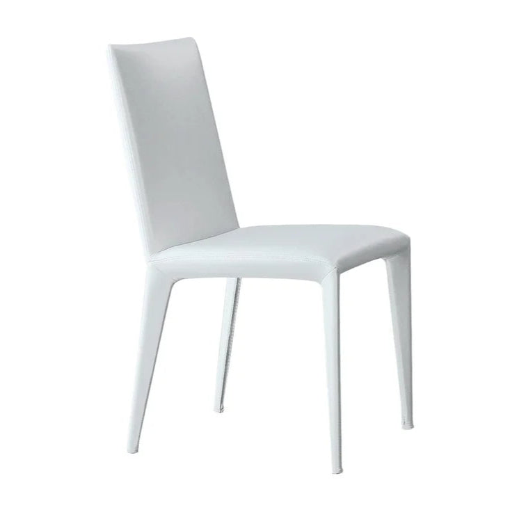 Bonaldo Filly Up Sedia Alta Ecopelle Bianco