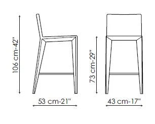 Bonaldo Filly up too Sgabello