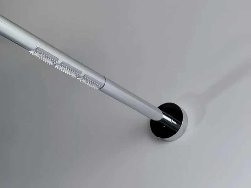 Agape Supporti Flat DX - Elemento Lineare con tre Diffusori per Doccia