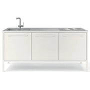 Fantin Frame Cucina Bianca a 3 unità - Outdoor