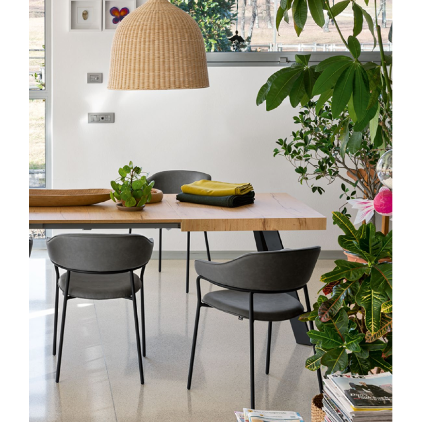 Abitarearreda Sedia Signorina imbottita Connubia