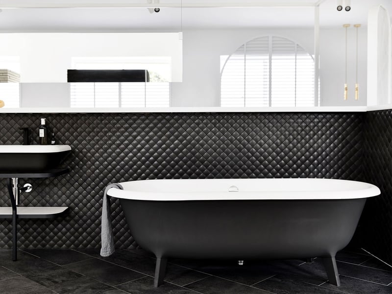 Agape Ottocento Vasca da Bagno - Bianca / Scarico Cromo Lucido