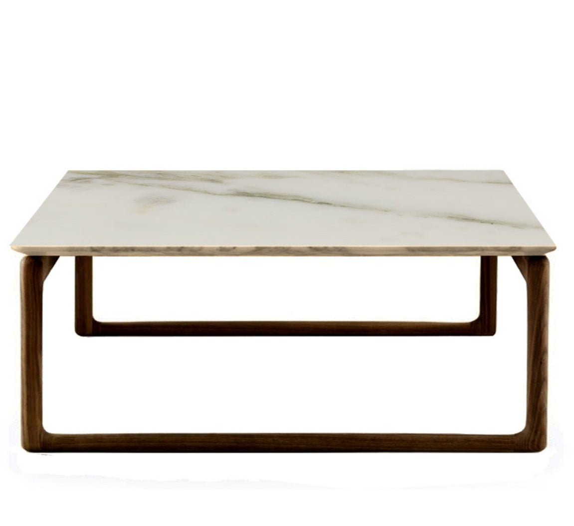 Flexform - Brig Tavolino - Rettangolare 130x80 cm - Oro | Il mio negozio