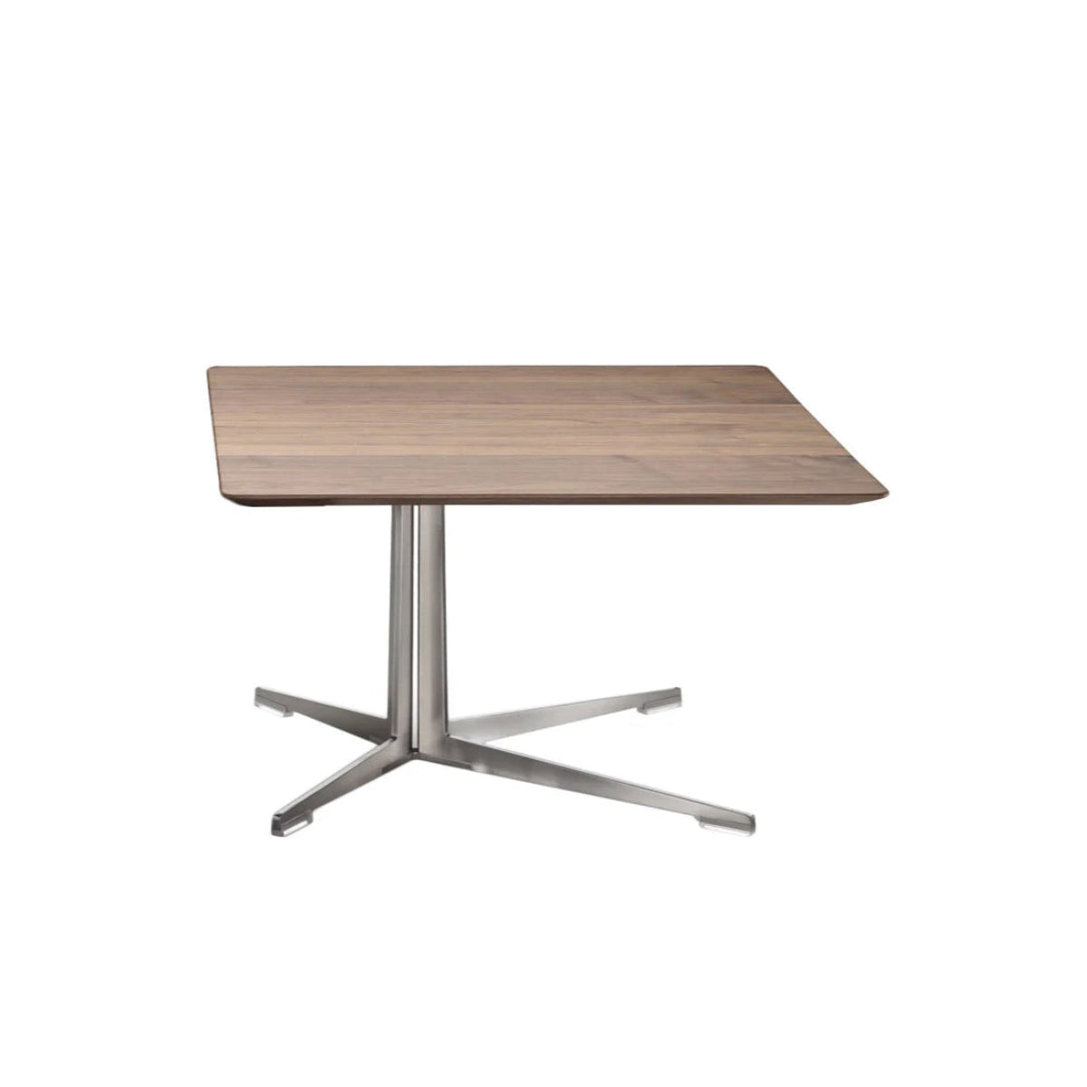 Flexform - Fly Tavolino - 80x80 Noce Canaletto/Satinato | Il mio negozio