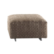 Flexform Bangkok Pouf - Pelle Scamosciata Oliva 6003 | Il mio negozio