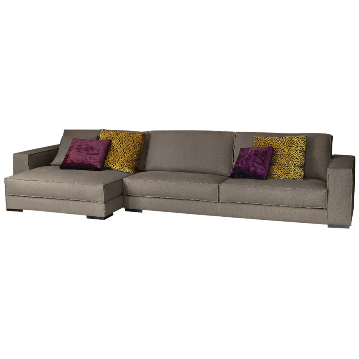 Flexteam Terminal Gold Divano - Composizione con Chaise Longue