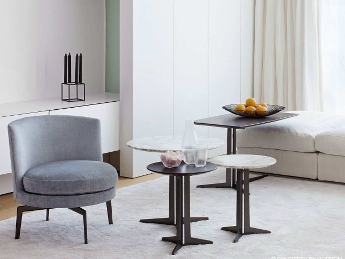 Flexform - Fly Tavolino - 90x50 Noce Canaletto/Satinato | Il mio negozio