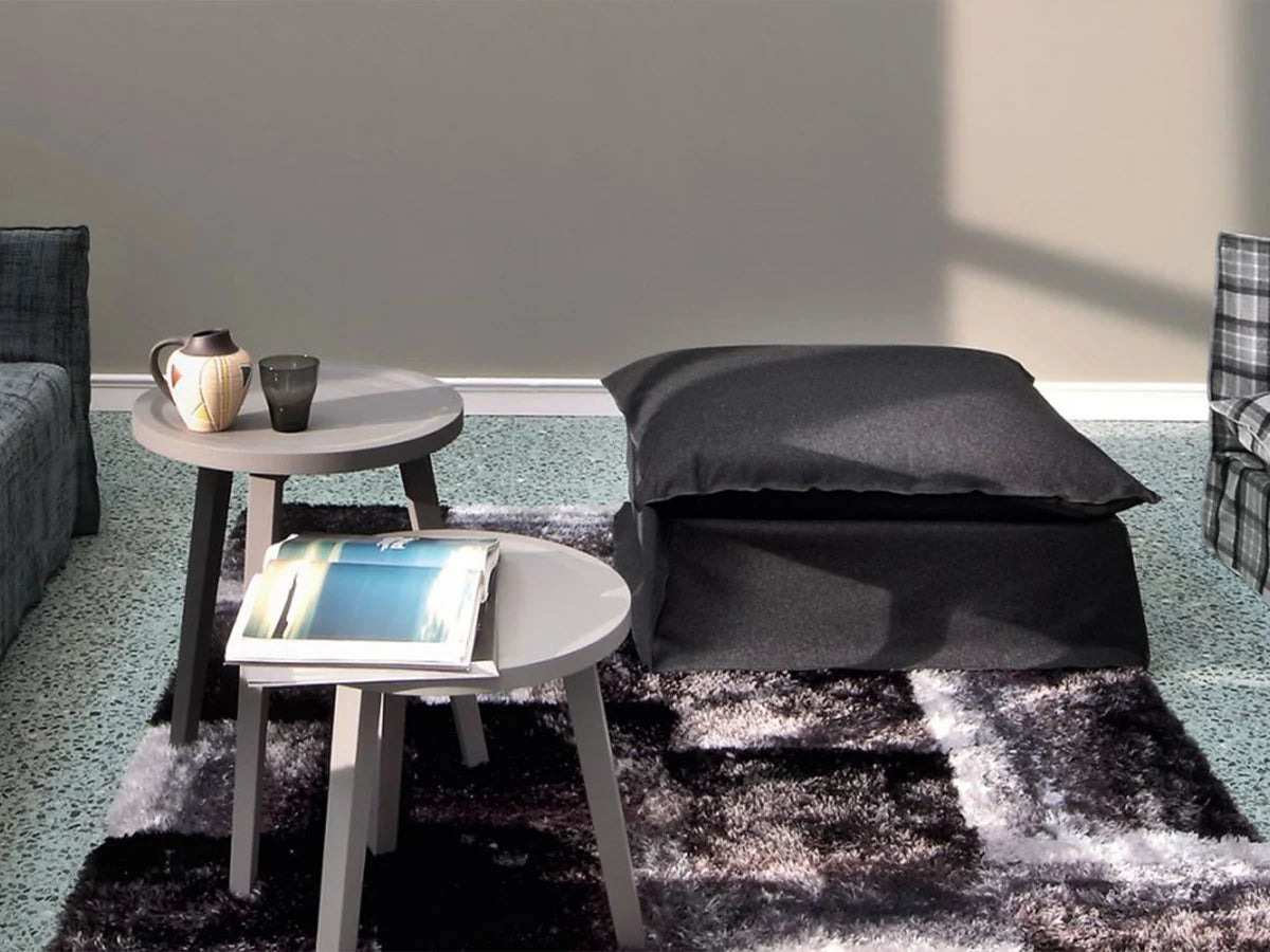 Gervasoni Ghost 06P Pouf - Cat. B Natural Lino Bianco | Il mio negozio