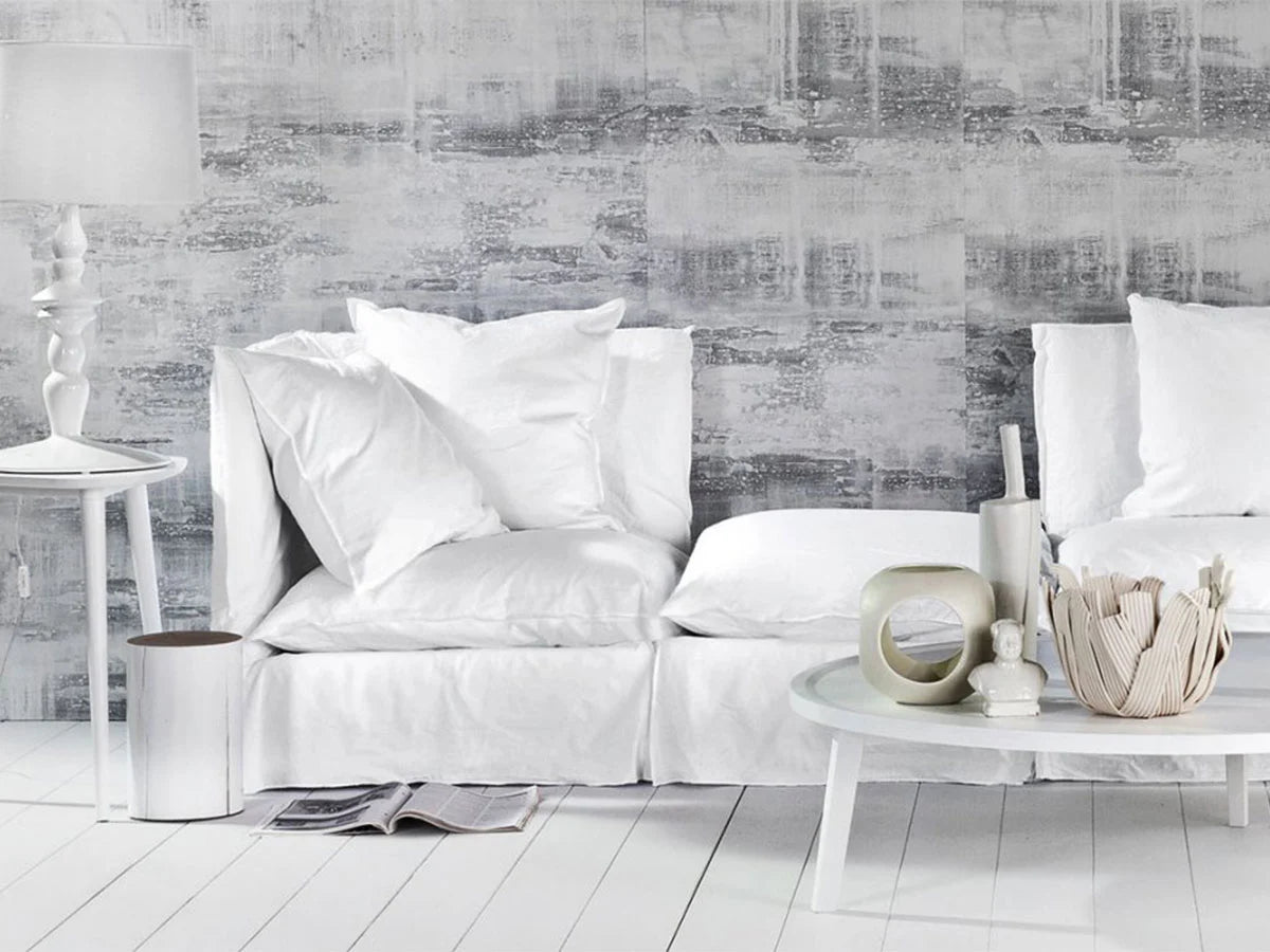 Gervasoni Ghost 06P Pouf - Cat. B Natural Lino Bianco | Il mio negozio