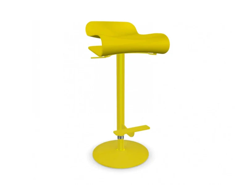 Kristalia BCN Sgabello Altezza Regolabile - Base Colorata