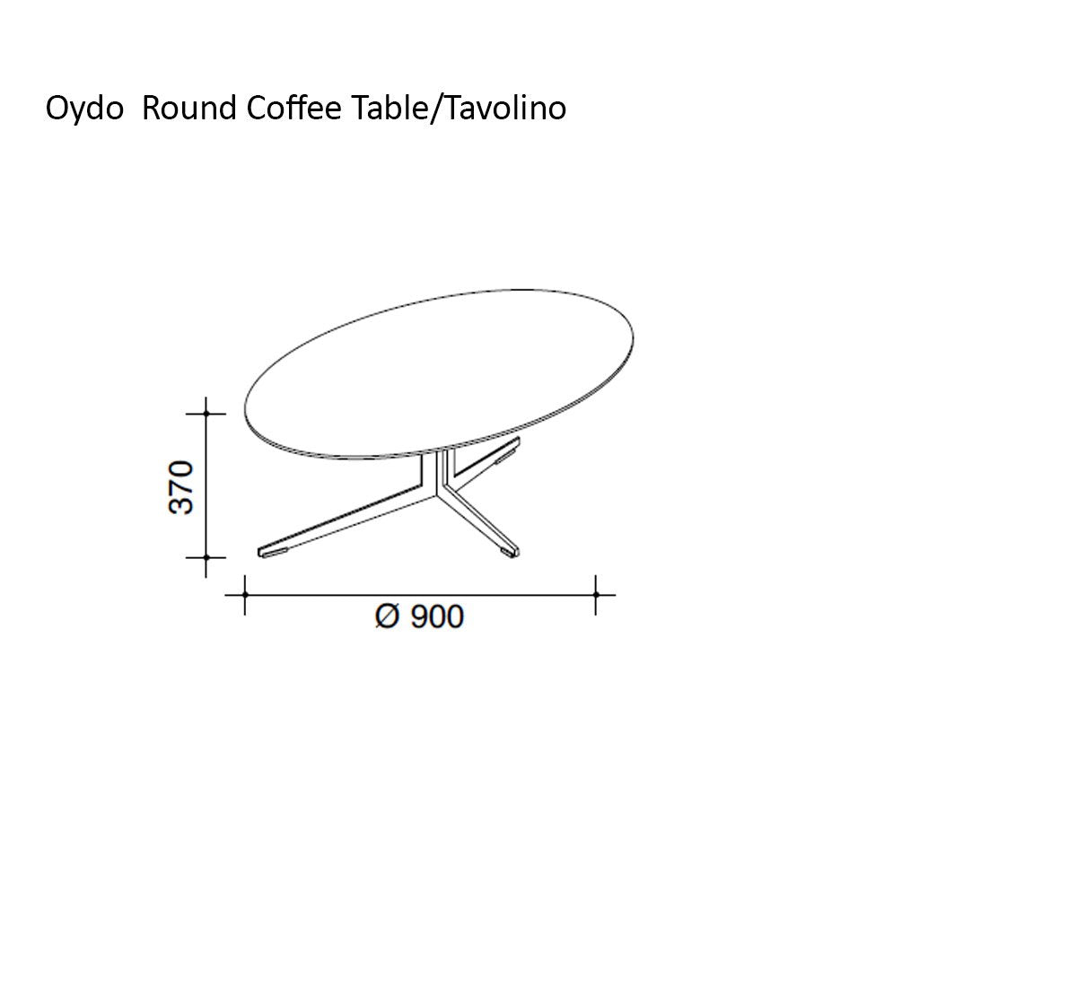Lema Oydo Tavolino Basso Rotondo Oydo