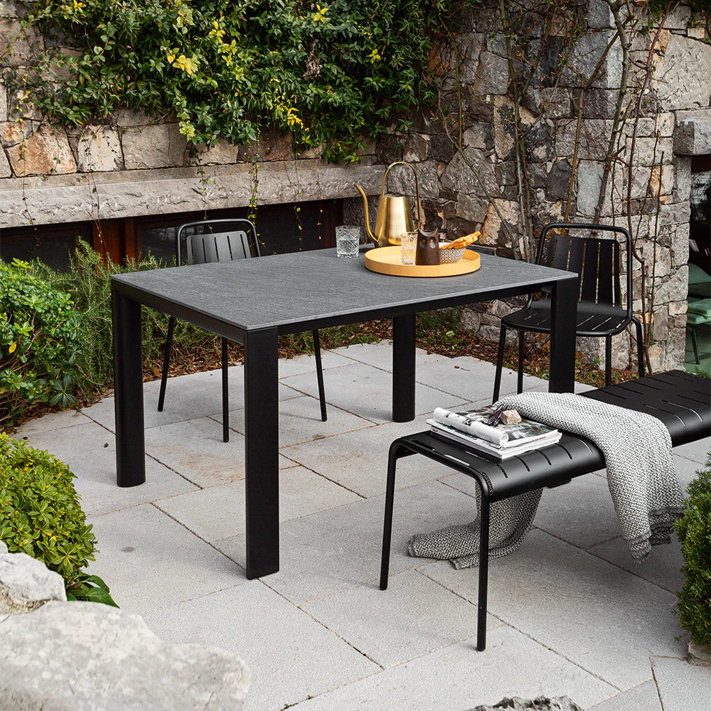 Panca Easy – Multiuso in Tubo Metallico con Seduta in Lamiera, Outdoor