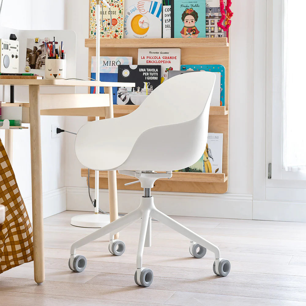 Poltroncina Academy Home-Office – Design Girevole con Seduta in Polipropilene Riciclato
