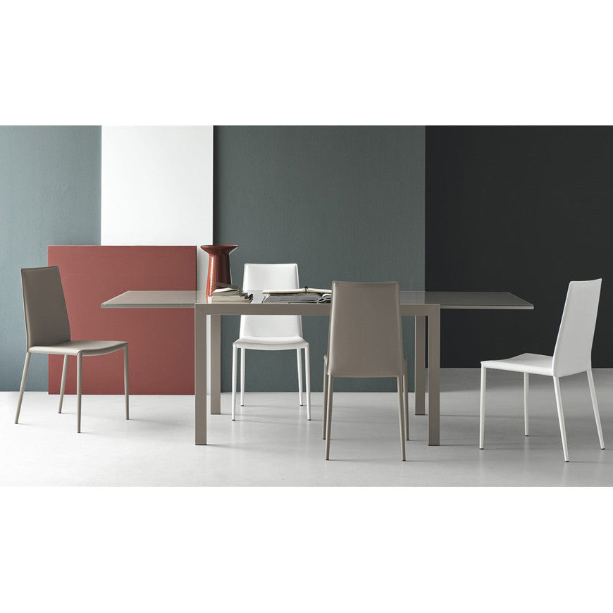 Abitarearreda Sedia Boheme moderna in cuoio Connubia | Il mio negozio