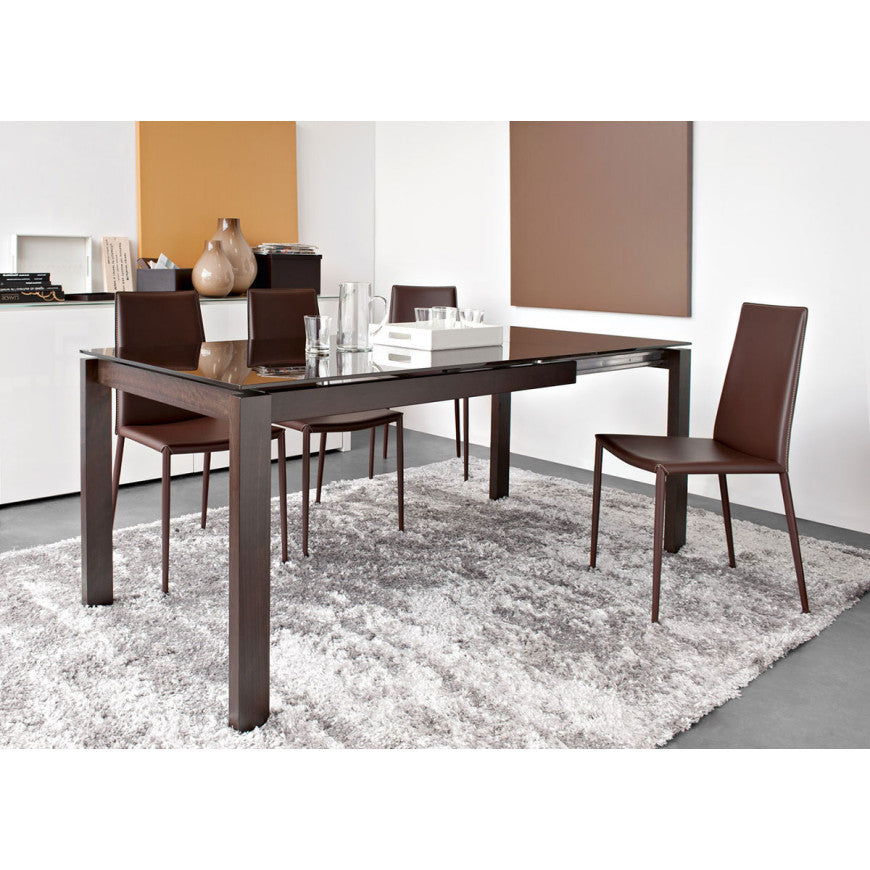 Abitarearreda Sedia Boheme moderna in cuoio Connubia | Il mio negozio