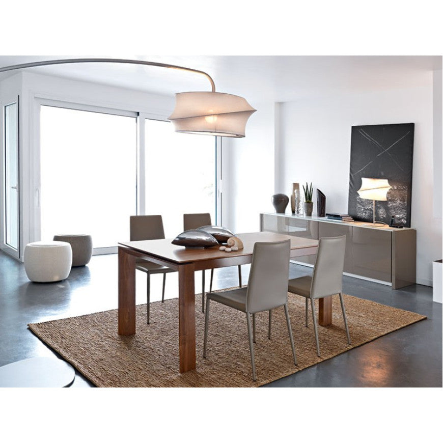 Abitarearreda Sedia Boheme moderna in cuoio Connubia | Il mio negozio