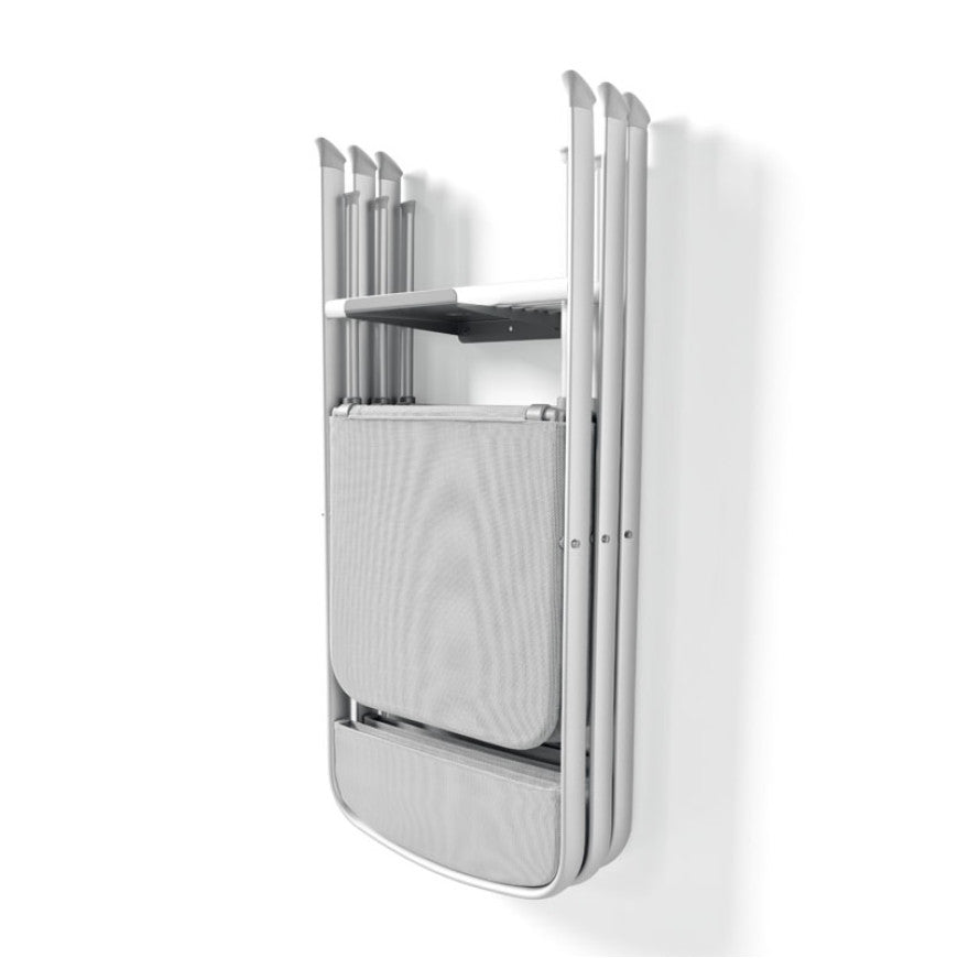 Abitarearreda Sedia Alu pieghevole in alluminio Connubia | Il mio negozio