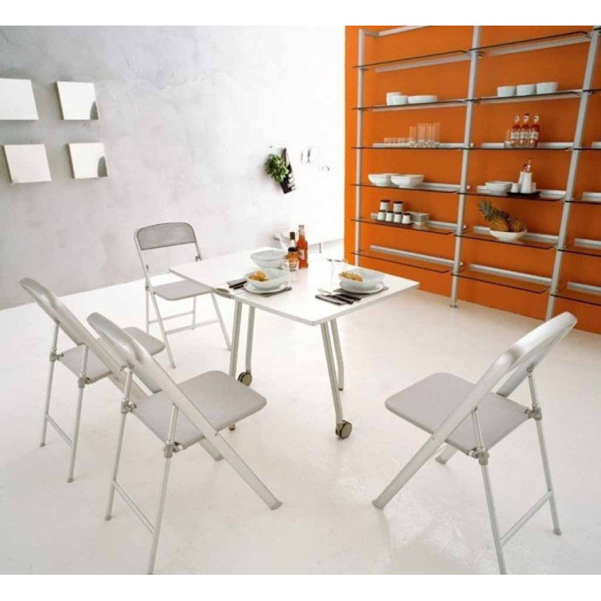 Abitarearreda Sedia Alu pieghevole in alluminio Connubia | Il mio negozio