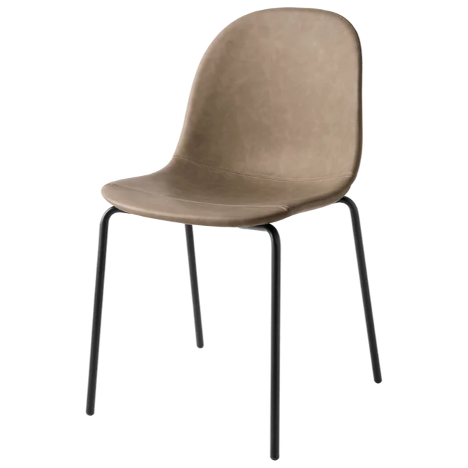 Sedia ACADEMY – Fusto in Metallo e Seduta Sinuosa, Personalizzabile