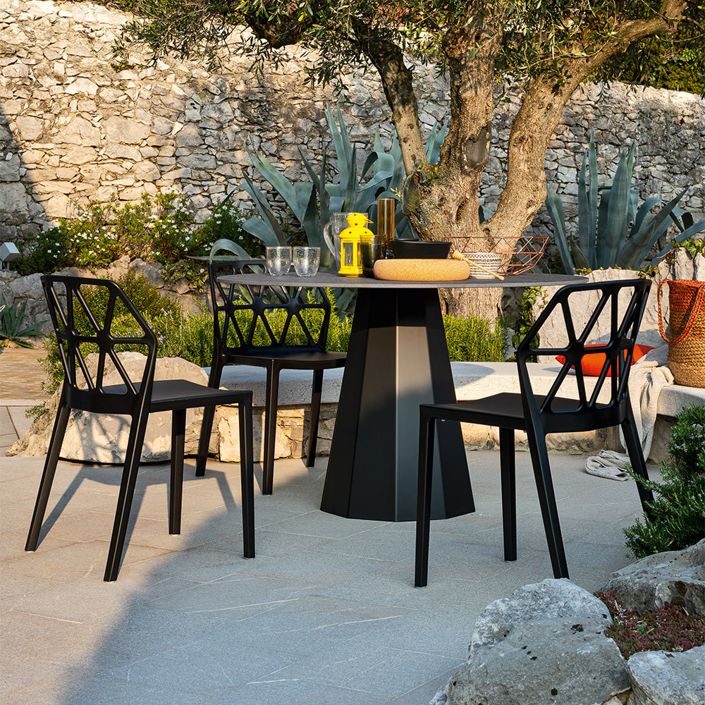 Sedia ALCHEMIA in Polipropilene – Design Moderno e Impilabile per Interno ed Esterno