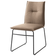 Sedia MAYA – Struttura in Tubo Metallico con Scocca in Tessuto