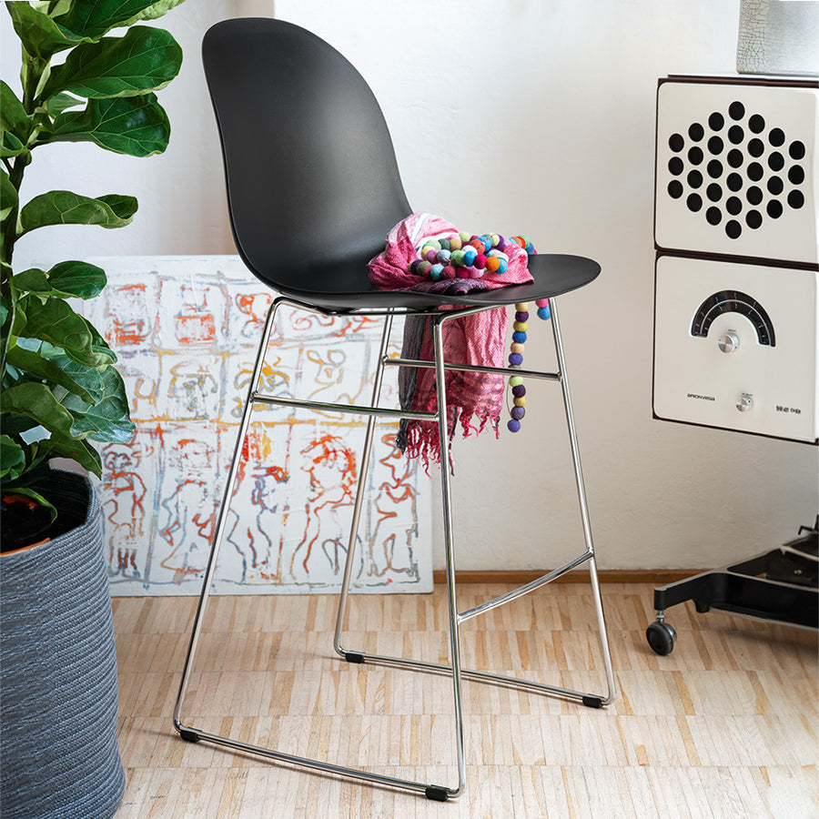 Sgabello ACADEMY con Struttura in Metallo – Design Moderno e Colori Personalizzabili