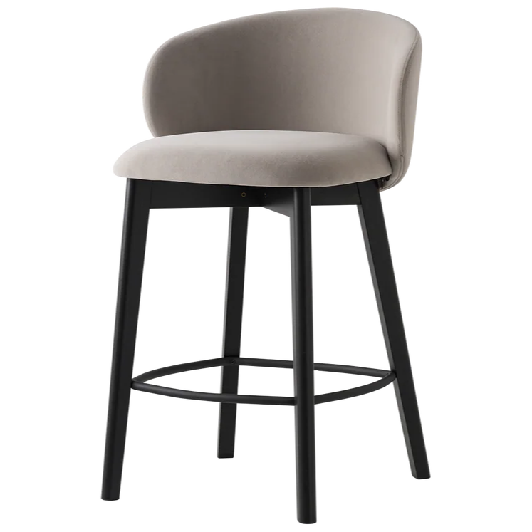 Sgabello TUKA – Comfort e Design con Gambe in Legno