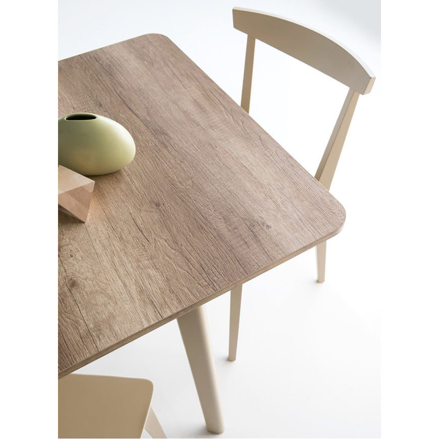 Abitarearreda Tavolo Dine quadrato con allunga centrale a libro Connubia | Il mio negozio