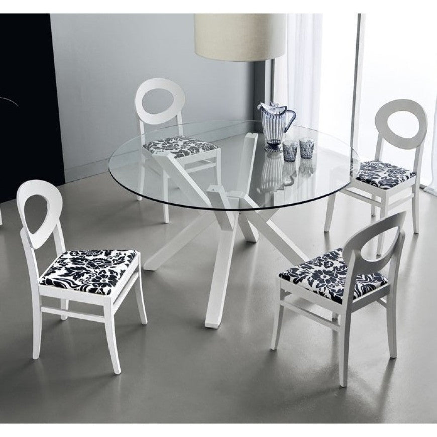 Abitarearreda Tavolo Mikado in vetro Connubia | Il mio negozio