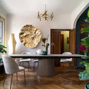 Tavolo Allungabile ELLISSE di Connubia – Design Monolitico in Ceramica