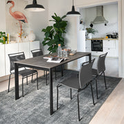 Tavolo Allungabile Connubia Design Versatile e Mix Materico Raffinato