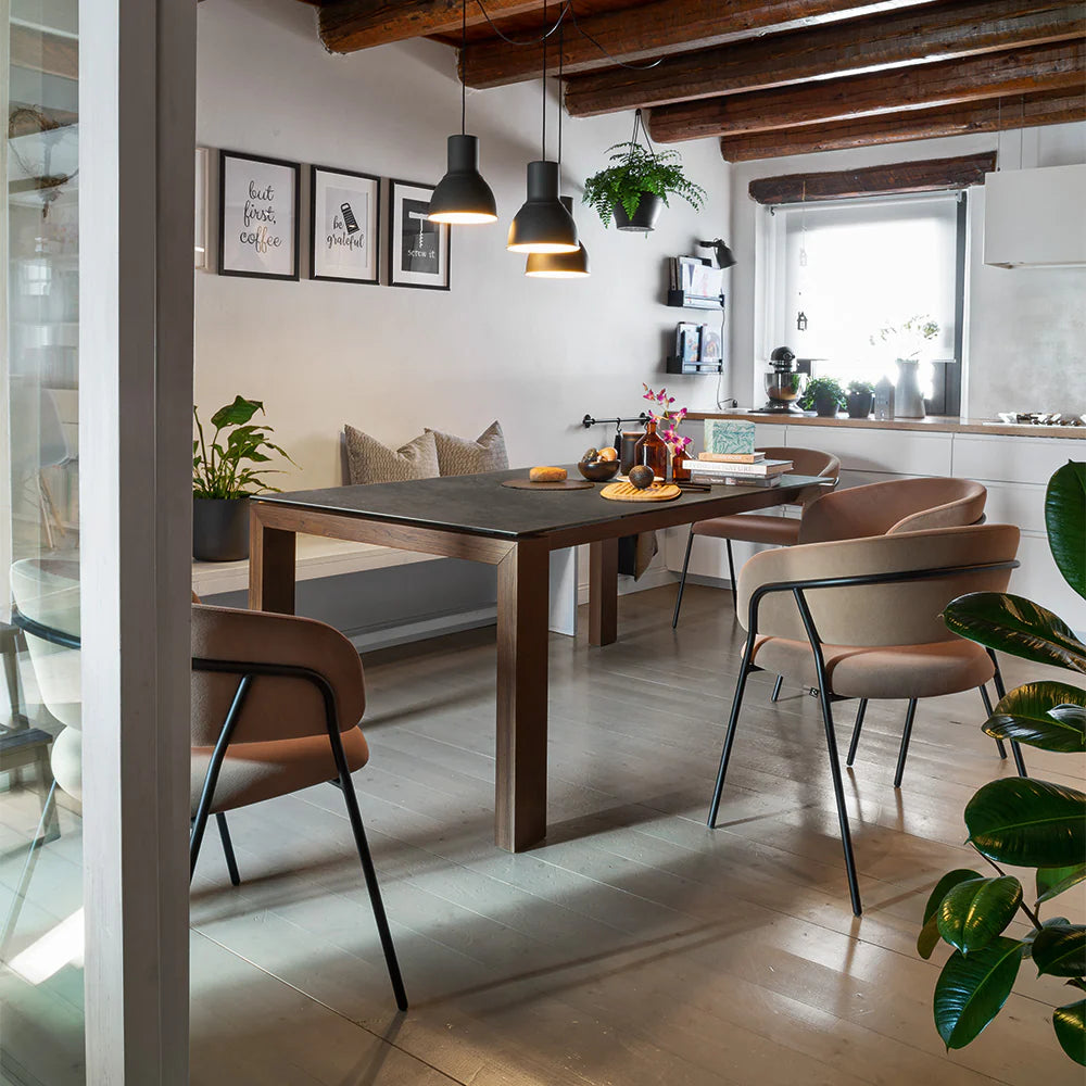 Tavolo Allungabile SIGMA in Legno o Vetro – Design Elegante e Funzionale