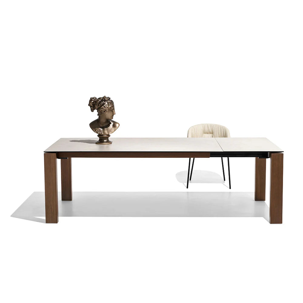 Tavolo Allungabile SIGMA in Legno o Vetro – Design Elegante e Funzionale