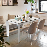 Tavolo Baron di Connubia – Tavolo Allungabile Moderno con Piano in Vetro o Ceramica