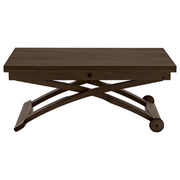 Tavolo MASCOTTE – Allungabile e Regolabile in Altezza, Legno Massello e Impiallacciato