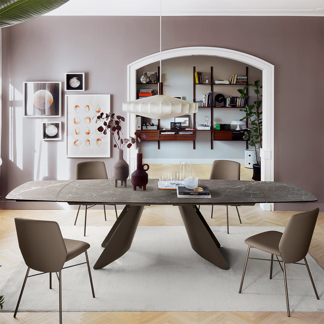 Tavolo Orion Rettangolare – Design Contemporaneo in Ceramica o Nobilitato