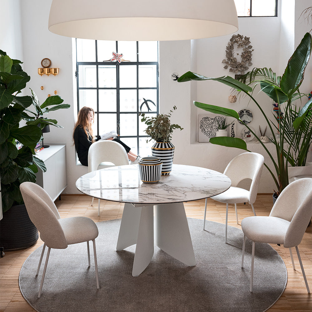 Tavolo Orion – Design Contemporaneo in Ceramica o Nobilitato | Eleganza Italiana