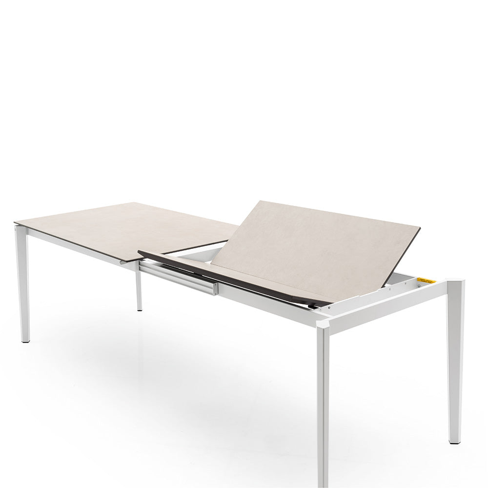 Tavolo Pentagon Fast – Allungabile con Piano in Ceramica e Base in Metallo Design