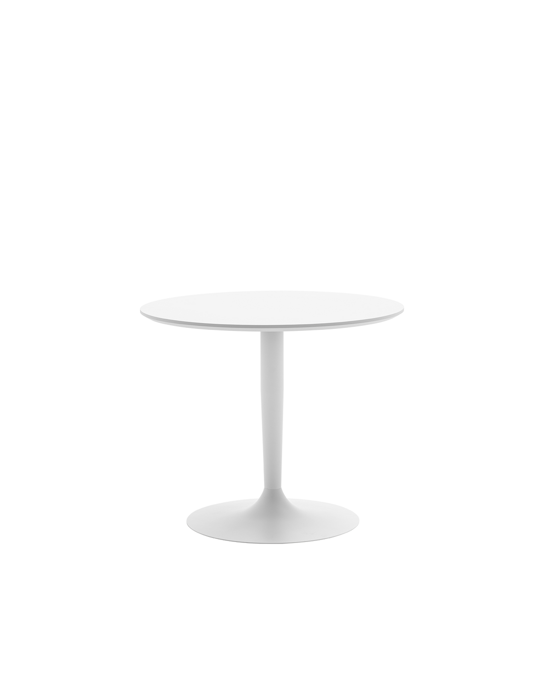 Tavolo PLANET – Rotondo con Base Centrale in Metallo | Piano in Vetro o Legno