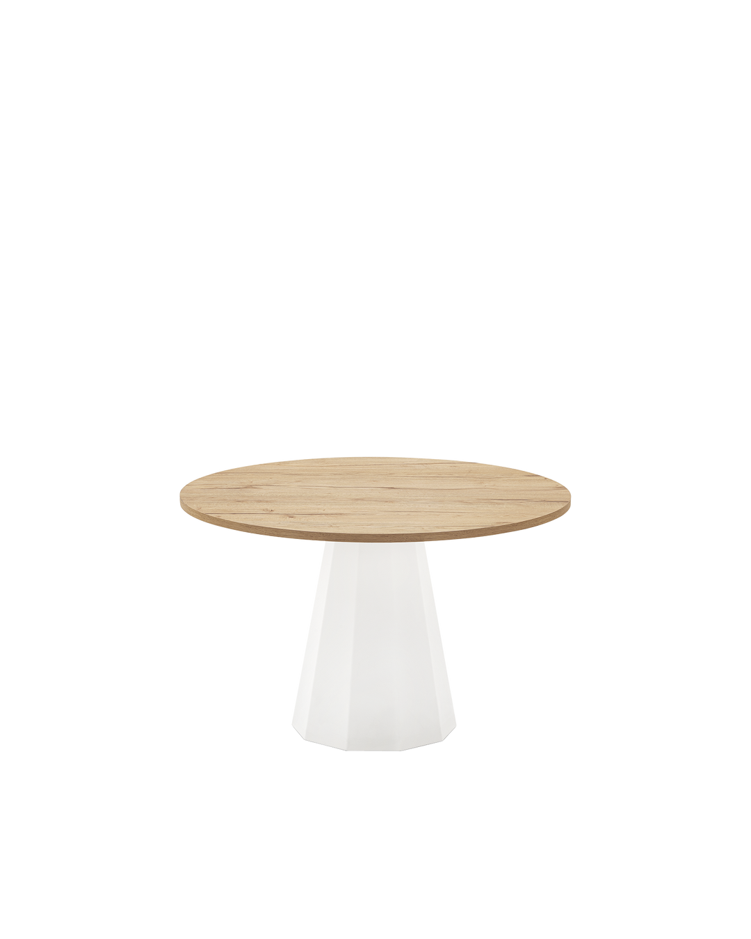 Tavolo Tondo DIX di Connubia – Design Moderno con Base Geometrica