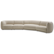 Saba Vela Piping Divano Curvo | Il mio negozio