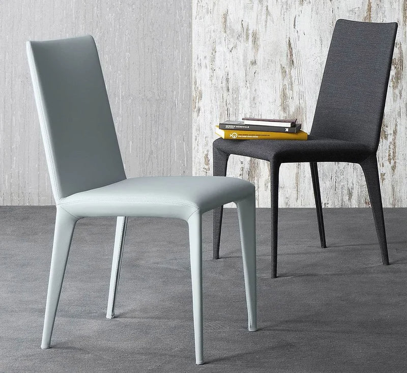 Bonaldo Filly Up Sedia Alta Ecopelle Bianco