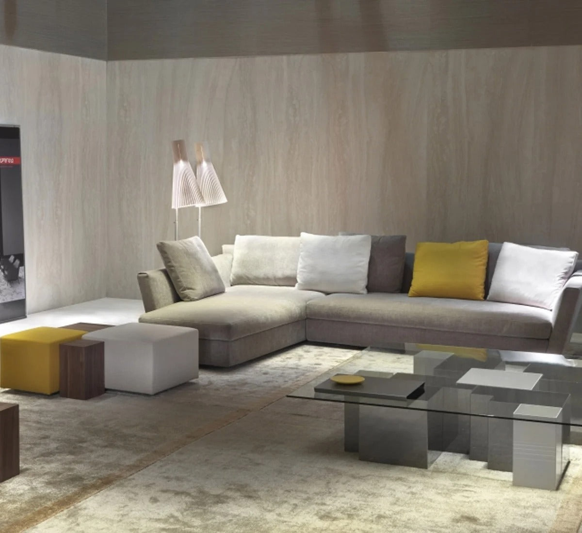 Flexform Adagio Pouf | Il mio negozio