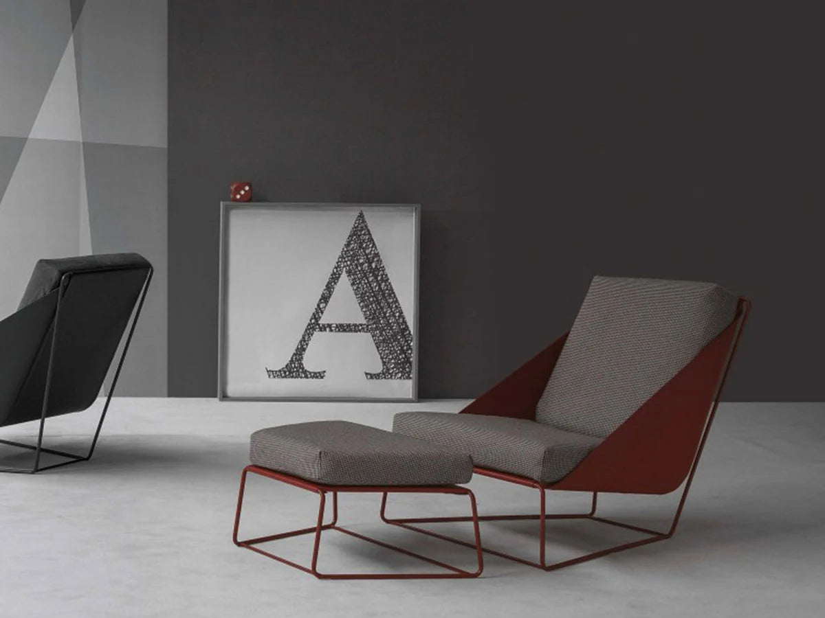 Bonaldo Alfie Pouf - Bianco / Fibre di cuoio F1/ Cuscino Must M56