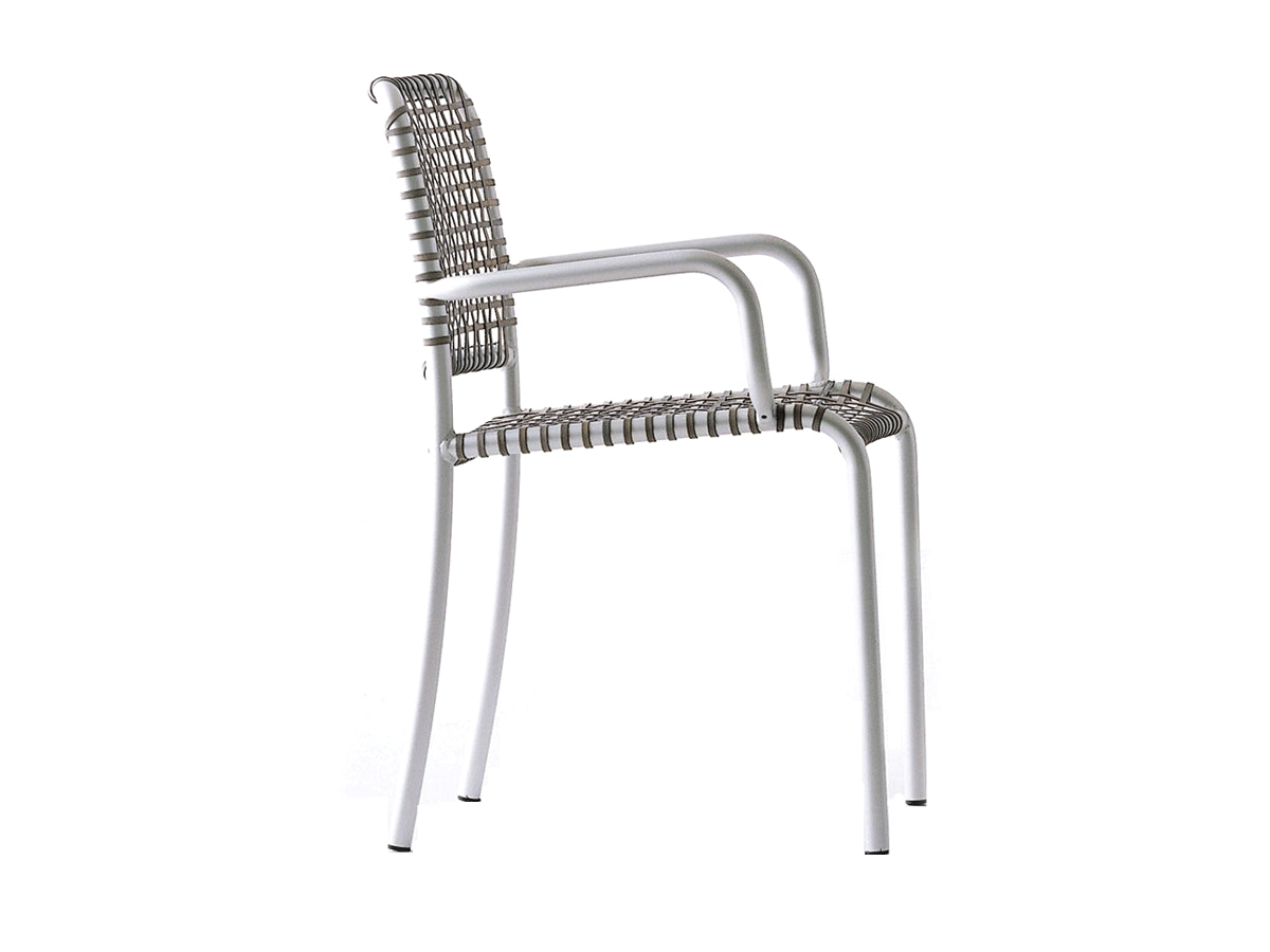 Gervasoni Allu 224 Poltroncina in Pergamena Grigia | Il mio negozio