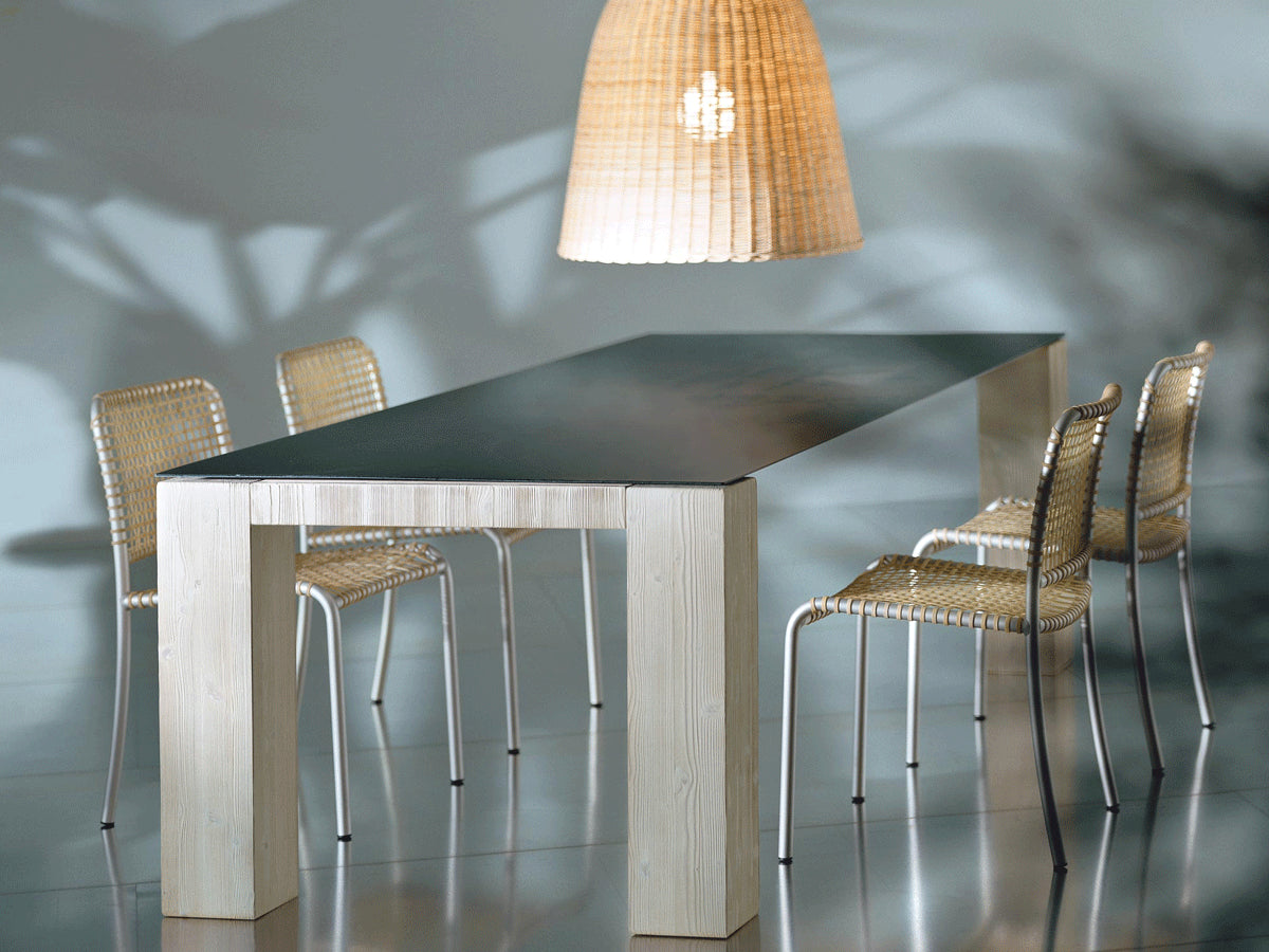 Gervasoni Allu 23 Chair in Pergamena Naturale | Il mio negozio