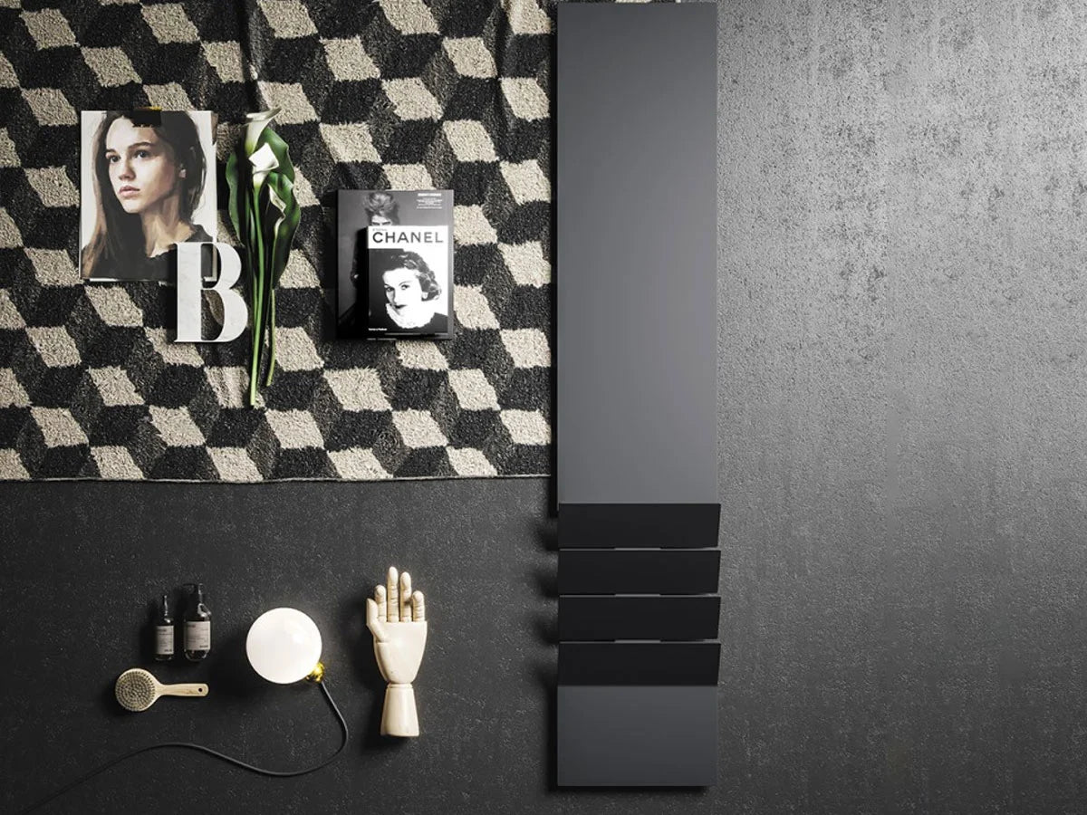 Antrax IT Flaps B Scaldasalviette - Nero Opaco | Il mio negozio