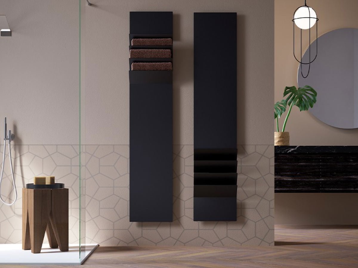 Antrax IT Flaps B Scaldasalviette - Nero Opaco | Il mio negozio